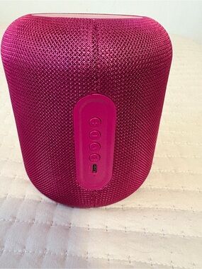 Bass Jaxx Radiant LED Wireless Speaker | Pink Magenta Mesh |